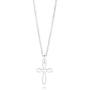 Molly Brown London Sterling Silver First Holy Communion Freshwater Pearl Cross Girls Necklace - Ideal Baptism Gift