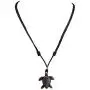 BlueRica Sea Turtle Pendant on Adjustable Black Rope Cord Necklace BlueRica Sea Turtle Pendant on Adjustable Black Rope Cord Necklace