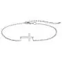 CHESKY 14K Gold/Silver Plated Sideways Cross Link Chain Bracelet Tiny Faith Chain Bracelet Handmade Adjustable Charm Bracelet for Women Jewelry CHESKY 14K Gold/Silver Plated Sideways Cross Link Chain Bracelet Tiny Faith Chain Bracelet Handmade Adjustable Charm Bracelet for Women Jewelry