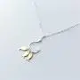Cute Fish Hook Necklace for Women Teen Girls Men 925 Sterling Silver Gold Plated Two Tone Tiny 3 Fishes Fishing Pendant Choker Necklace Charm Tassel Chain Hawaian Boho Dainty Personalized Jewelry