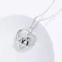 CHENGHONG 925 Sterling Silver Penguin Heart Pendant Cute Animal Necklace Penguin Necklace Jewelry Birthday Gifts for Women, Daughters, Loved Ones CHENGHONG 925 Sterling Silver Penguin Heart Pendant Cute Animal Necklace Penguin Necklace Jewelry Birthday Gifts for Women, Daughters, Loved Ones