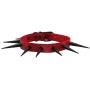 JJDreams Goth Choker Jewelry Cool Collar Long Spike Vintage PU Leather Necklace for Women Men