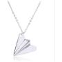 Davitu Pendant Necklaces - Paper Airplane Pendant Necklace Unisex Band Harry Styles Gold Jewelry Men Women Chain Collares Choker Necklaces