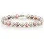 THE PEARL SOURCE 14K Gold 7-8mm AAAA Quality Round Multicolor Freshwater Cultured Pearl Bracelet for Women THE PEARL SOURCE 14K Gold 7-8mm AAAA Quality Round Multicolor Freshwater Cultured Pearl Bracelet for Women