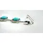 RB Gems Sterling Silver 925 Tennis Bracelet 9.67 Carats Genuine Turquoise and White Topaz, Rhodium-Plated RB Gems Sterling Silver 925 Tennis Bracelet 9.67 Carats Genuine Turquoise and White Topaz, Rhodium-Plated