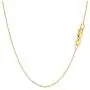 14k Yellow Gold Cable Link Chain Necklace, 0.8mm 14k Yellow Gold Cable Link Chain Necklace, 0.8mm