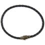 Lobo Verde Handmade Single Wrap Braided Leather Bracelet with Magnetic Copper Clasp