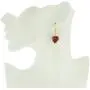GlassOfVenice Murano Glass Heart Earrings - Red Sparkles GlassOfVenice Murano Glass Heart Earrings - Red Sparkles