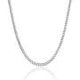 U7 Jewelry 1.2mm Stainless Steel Chain Men Womens Necklace Italy Made Round Snake Chain/Curb/Rolo/Box/Rope Chain Necklaces- Supper Thin & Hypoallergenic, 4 Colors, Length 6.3''-30 Inch, Adjustable