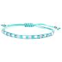 The Belchers 3pcs Evil Eye Waterproof Braided Wax Rope Friendship Bracelets Set Seed Beads String Ocean Surfer Bangle Anklet for Women Girls Handmade Adjustable Boho Bohemian Jewelry -Blue Evil Eye