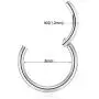GAGABODY 20G 18G 16G 6 Pcs a Set Septum Jewelry Conch Piercing Jewelry 316L Surgical Steel Nose Hoop Lip Septum Rings Nose Piercing Helix Cartilage Earrings 3 Color Mix GAGABODY 20G 18G 16G 6 Pcs a Set Septum Jewelry Conch Piercing Jewelry 316L Surgical Steel Nose Hoop Lip Septum Rings Nose Piercing Helix Cartilage Earrings 3 Color Mix