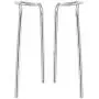 Minimalist Double Piercing Earrings for Women Girls Men S925 Sterling Silver Bar Threader Dangle Drop Stud Safety Pin 2 Hole Lobe Bended Hook Fashion Personalized Hypoallergenic Lightweight Jewelry Minimalist Double Piercing Earrings for Women Girls Men S925 Sterling Silver Bar Threader Dangle Drop Stud Safety Pin 2 Hole Lobe Bended Hook Fashion Personalized Hypoallergenic Lightweight Jewelry
