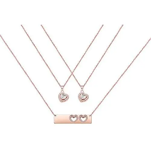 Daughter Gifts Mother Daughter Necklace Cubic Zirconia Love Pendant Necklace Mothers Day Gift