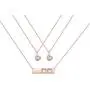 Daughter Gifts Mother Daughter Necklace Cubic Zirconia Love Pendant Necklace Mothers Day Gift
