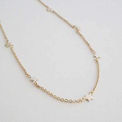 HONEYCAT Starling Tiny Star Charms Bracelet in Gold, Rose Gold, or Silver | Minimalist, Delicate Jewelry