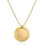 MyNameNecklace Personalized Fontana Initial Round Disc Shape Charm Pendant Necklace in Sterling Silver 925/ Gold Plating- Classic Delicate Jewelry Gift MyNameNecklace Personalized Fontana Initial Round Disc Shape Charm Pendant Necklace in Sterling Silver 925/ Gold Plating- Classic Delicate Jewelry Gift
