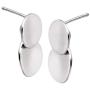 Silpada Droplet Double Disc Drop Earrings in Rhodium-Plated Sterling Silver
