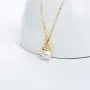 SISGEM 14K Yellow Gold Pearl Necklace for Women Girls Pearl Pendant Necklace with Moissanite Dainty Jewelry Gifts, 16''-18'' SISGEM 14K Yellow Gold Pearl Necklace for Women Girls Pearl Pendant Necklace with Moissanite Dainty Jewelry Gifts, 16''-18''