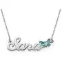 MyNameNecklace Personalized Name Necklace with Butterfly/Heart/Flower Color Charm -Custom Pendant Sterling Silver 925 Nameplate Jewelry Gift MyNameNecklace Personalized Name Necklace with Butterfly/Heart/Flower Color Charm -Custom Pendant Sterling Silver 925 Nameplate Jewelry Gift
