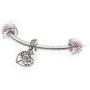 MiniJewelry Family Tree Dangle Charms for Pandora Bracelets Family Heart Tree of Life Sterling Silver Charms for Bracelets