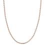 Honolulu Jewelry Company 14K Solid Rose Gold Cable Chain Necklace