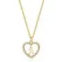 HolyFast Initial Heart Necklace for Women CZ Heart Letter A-Z Name Alphabet Pendant Necklace Valentines Day Gift HolyFast Initial Heart Necklace for Women CZ Heart Letter A-Z Name Alphabet Pendant Necklace Valentines Day Gift