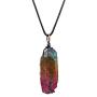 Lovastar 7 Chakra Gemstone Tree of Life Copper Wire Wrap Healing Pendant Natural Quartz Crystal Necklace for Women and Girls