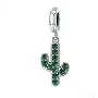 ABAOLA Green Cactus Charm 925 Sterling Silver Botany Charm Beads for Fashion Charms Bracelet & Necklace ABAOLA Green Cactus Charm 925 Sterling Silver Botany Charm Beads for Fashion Charms Bracelet & Necklace