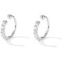 SLUYNZ Sterling Silver CZ Ear Cuff Clip On Earrings for Women No Piercing Cartilage Earrings