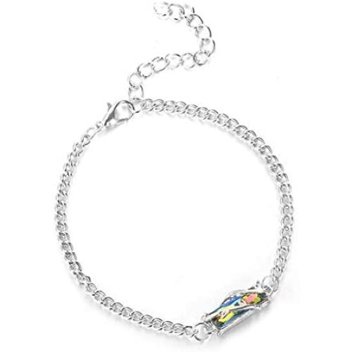 WEILYDF Crystal Pendant Luxury Imitation Gemstone Bracelet Exquisite Leaf Wrapped Crystal Bangle Gift Jewellery for Unisex (Bracelet 2) WEILYDF Crystal Pendant Luxury Imitation Gemstone Bracelet Exquisite Leaf Wrapped Crystal Bangle Gift Jewellery for Unisex (Bracelet 2)