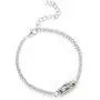WEILYDF Crystal Pendant Luxury Imitation Gemstone Bracelet Exquisite Leaf Wrapped Crystal Bangle Gift Jewellery for Unisex (Bracelet 2)