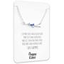 Swimming Gift Necklace – Cute Swimmer Pendant Charm for Girls & Teens on a Swim Team – Inspirational Message Card