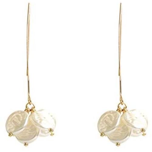 YUNXI New Vintage Earring Geometric Shell Earrings For Women Girl BOHO Resin Drop Earrings Fashion Jewelry