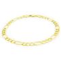 Nuragold 14k Yellow Gold 5.5mm Figaro Chain Link Bracelet, Mens Womens Jewelry Lobster Lock 7'' 7.5'' 8'' 8.5'' 9''
