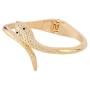 Gold color snake shape bangle high fashion bracelet jewelry