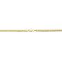 Solid 14k Yellow Gold Filled Bombay Curb Chain Bracelet for Men and Women (3.9 mm, 7.5 inch)