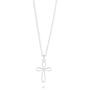 Molly B London Girls Holy Communion Sterling Silver Signature Cherish Cross Necklace | Baby & Girls Jewelry | Christening Jewelry | Holy Communion Gift