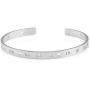 AOOVOO Roman Numeral Bracelets for Men Women, Inspirational Stainless Steel Alloy Cuff Bracelet Personalized Engraved Bangle Bracelet Gift for Teens Girls