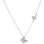 Nkoluky Women Stainless Steel Double Butterfly Pendant Necklace Plated Dainty Jewelry Gifts