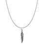 Raposa Elegance Sterling Silver Feather Charm Necklace (16'', 18'' or 20'' Chain)