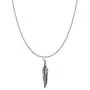 Raposa Elegance Sterling Silver Feather Charm Necklace (16'', 18'' or 20'' Chain) Raposa Elegance Sterling Silver Feather Charm Necklace (16'', 18'' or 20'' Chain)