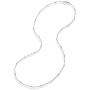 Miabella 925 Sterling Silver Italian Singapore Bead Chain Station Necklace for Women Teen, 16, 18, 20, 22, 24, 26, 30 Inch Made in Italy