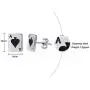 Unisex Stainless Steel Poker Aces Stud Earrings,Playing Cards Game Gambling Jewelry