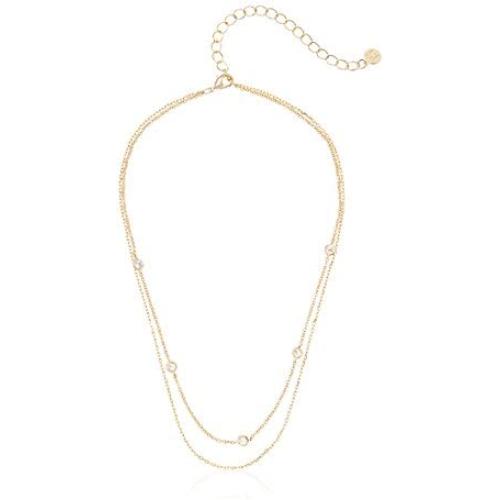 Jules Smith Crimson Chain Choker Necklace