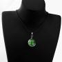 FAADBUK St. Patricks Day Shamrock Jewelry Irish Clover Lucky Gift Real Green Shamrock Earring Real Green Shamrock Necklace & Bracelet For Women Girls