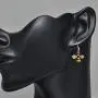 Gzrlyf Bumble Bee Dangle Earrings Crystal Bee Pendant Animal Earrings Hummingbirds Butterfly Gifts