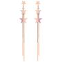 Jertom 14K Gold Plated Stud Earrings, Drop Dangle Long Earrings, Fashion Jewelry for Women Girls