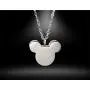 FIKA Mickey Mouse Cremation Ashes Remembrance Urn Pendant Necklace Jewelry Filling Kit Included