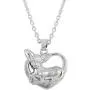 Trendy Silver Plated I Love Chihuahua Necklace Heart Shape Pendant 18'' Chain Trendy Silver Plated I Love Chihuahua Necklace Heart Shape Pendant 18'' Chain