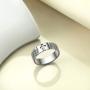 YFN Cross Ring Vintage Sterling Silver Mens Cross Band Rings Size 9.5
